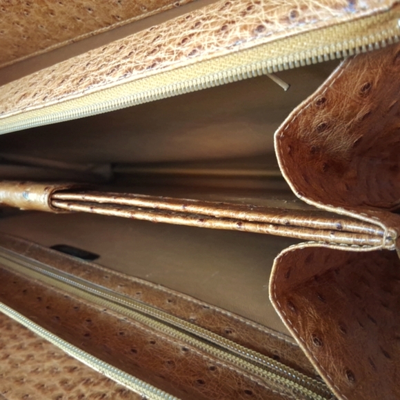 Ostrich Leather Attache - Winfried Kralle - One of a Kind - Exotique Design - Picture 8 of 16